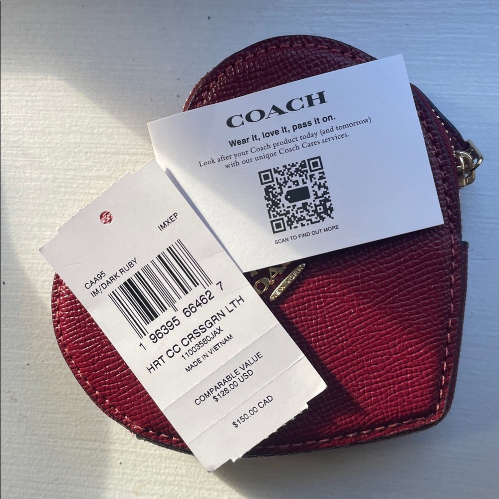 Coach heart wallet - Picture 4 of 4